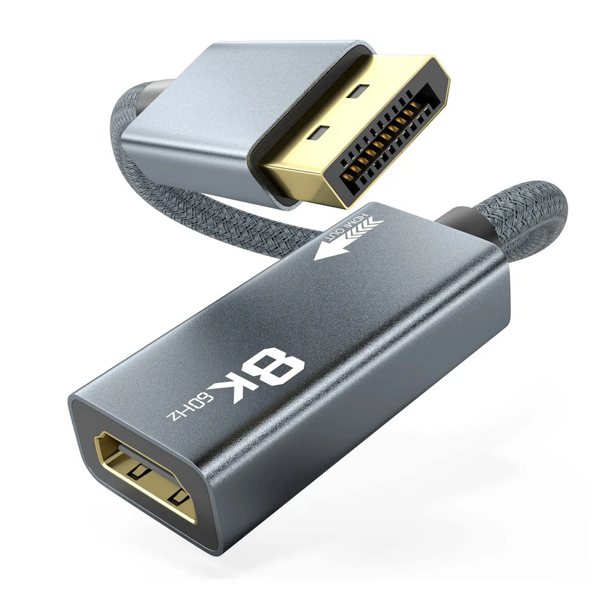 DP to HDMI 2.1 8K@60Hz Adapter
