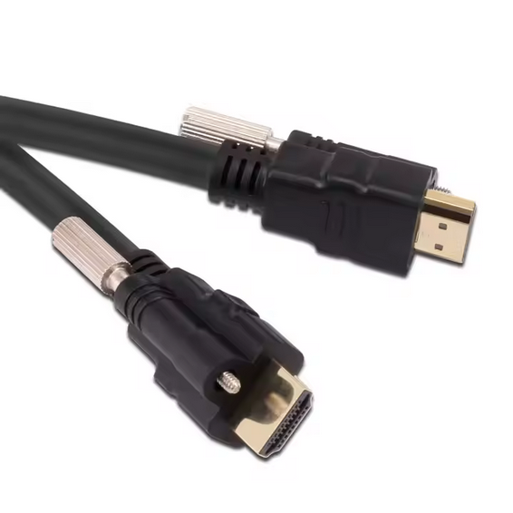 25 FT Locking HDMI 2.1 8K 60hz Cable for Golf Simulator Projectors